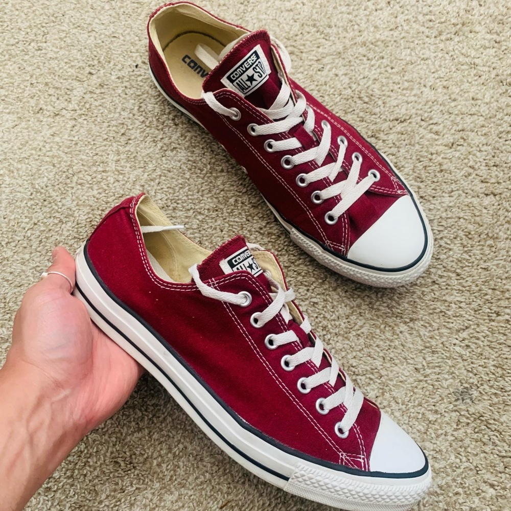 Mens All Star Maroon Converse